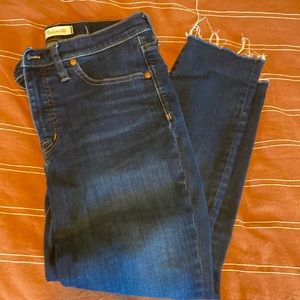 Madewell 9 inch high rise skinny
